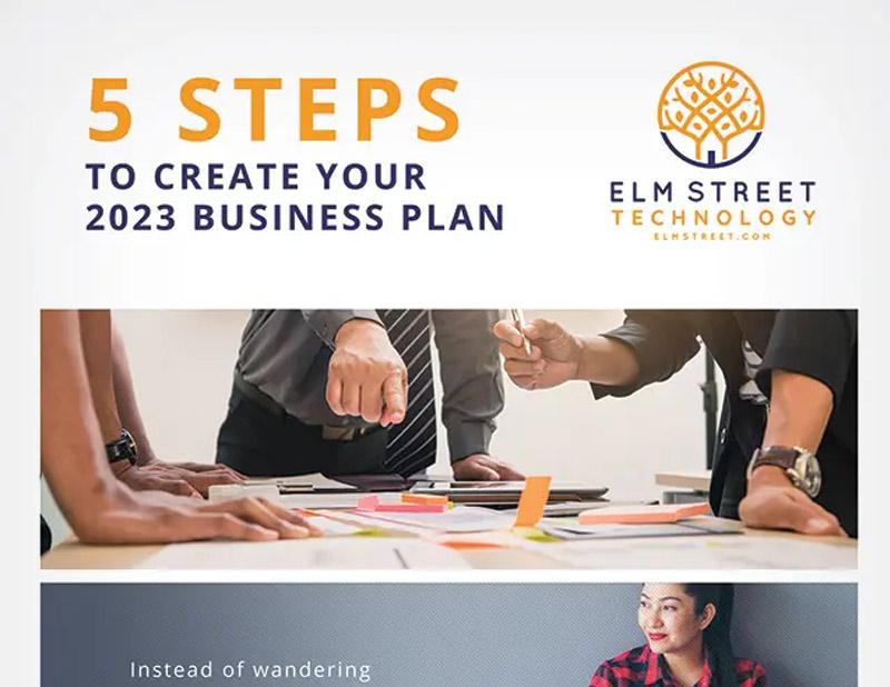 Elm Street - 5 steps to creating your 2023 buisness plan PDF